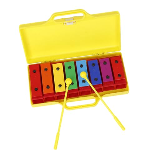 DRESSOOS 1 Satz Handpercussion -Percussion-Spielzeug Musik Spielzeug Musikalisches Spielzeug Gestimmtes Instrument Musikspielzeug Für Babys Xylophon Musikspielzeug -Klavier Metall von DRESSOOS