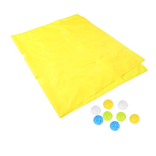 DRESSOOS 1 Satz Höhlenplane-spielmatte Lochplanenmatte Für Teambuilding Hole-tarp-Spiel Teambuilding-Spiele Für Die Arbeit Lochplanenmattenspiel Rollende Laufmatte Bauspiele Plastik Yellow von DRESSOOS