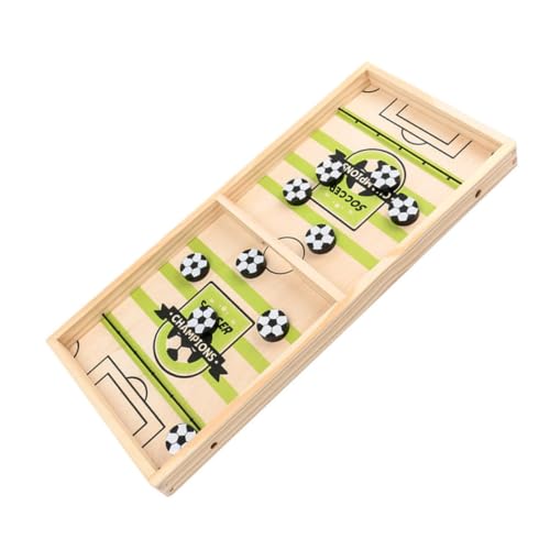 DRESSOOS 1 Satz Hüpfendes Schachspielzeug Schnelles Sling-Puck-Spiel Katapult-schachstoßstange Bumper Schach Spielzeug Pädagogisches Spielzeug Bumper Schachspielzeug Green Hölzern von DRESSOOS