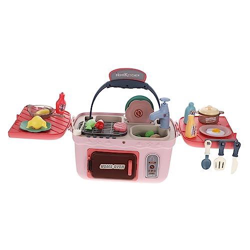 DRESSOOS 1 Satz Jungen Und Mädchen Küche Spielzeug Kit Barbecue Kochen Kofferspielzeug von DRESSOOS