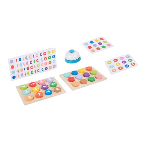 DRESSOOS 1 Satz Kampf Gegen Spielzeug Richtungsspielzeug Für Kinder Farbrichtungsleitspielzeug Kognitive Puzzle-spielzeuge Spielzeug Aus Holz Holzpfeile Spielzeug Colorful Papier von DRESSOOS