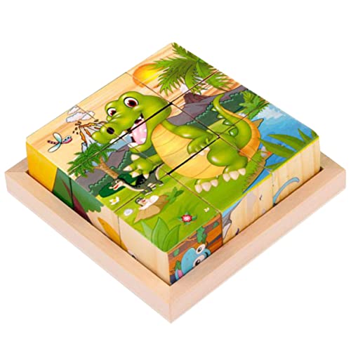 DRESSOOS 1 Satz Kinder rätseln Kinder holzpuzzle holzbauklötze Geburtstagsgeschenk für Kinder Kinderpuzzle Kinder spielset Spielzeug Puzzlebrett für Kinder pädagogisches Puzzle Hölzern von DRESSOOS