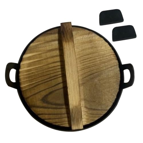 DRESSOOS 1 Satz Mini-Shiwan-Wok Kitchen Toys for kinderküche -Küchenspielzeug -Kochwerkzeuge simuliertes Kochgeschirr- Küchenspielzeug vorgeben Holz von DRESSOOS