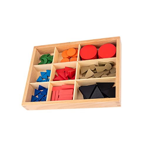 DRESSOOS 1 Satz Montessori Lehrmittel Montessori-Spielzeug für Kleinkinder Montessori-Materialien für Kleinkinder Kinder Puzzle rätselbuch Kinder Früherziehungsspielzeug Holzspielzeug von DRESSOOS