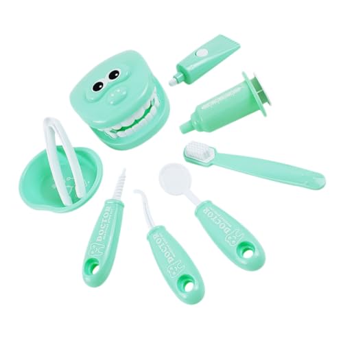 DRESSOOS 1 Satz Orales Spielzeug für Kinder spielzeuge lustiges Spielzeug Lernspielzeug Zahnarztwerkzeuge für Kinder Arztkit Spielzeug medizinisches Kit für den Arzt Plastik Green von DRESSOOS