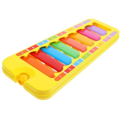 DRESSOOS Buntes Xylophon Für Kleinkinder 8 Töne Glockenspiel Musikinstrument Für Zur Frühkindlichen Percussion Instrument Für Musikalische Entdeckung Und Kreativität von DRESSOOS