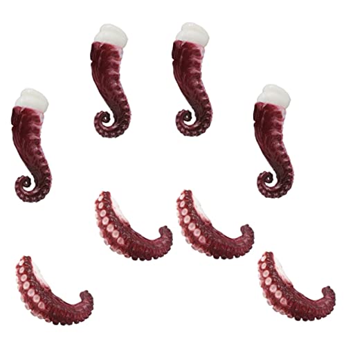 DRESSOOS 1 Satz Simulierte Oktopus-Schnurrhaare Künstlicher Thekendekor ladeneinrichtung Desk Decoration Modelle Ornament lebhafte Tintenfischtentakel lebendige Oktopuskrallen von DRESSOOS