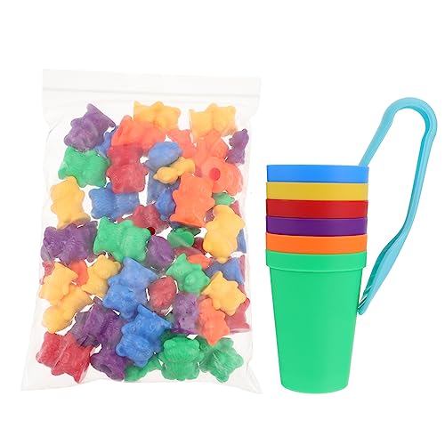 DRESSOOS 1 Satz Spielzeug zählen Matheunterricht Kinderspielzeug Kinder bastelset basteln für Kinder Fun Toy Gehirn entwickelt Lernspielzeug Kinder Kindergarten Spielzeug Plastik Colorful von DRESSOOS