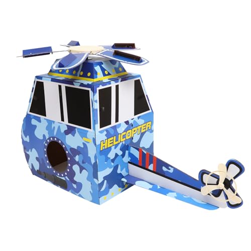 DRESSOOS 1 Satz Tragbares Flugzeugspielzeug Kleinkinder Roboter zappeln Kinderspielzeug Flugzeugspielzeug aus Pappe für tragbares Flugzeugkostümspielzeug Papier von DRESSOOS