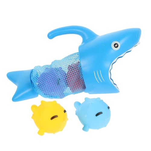 DRESSOOS 1 Satz Wasserspielset Sprinkler-Badespielzeug Lernspielzeug für Kinder Wanne Angel Spielzeug Kinder wasserspielzeug Frühlingsspielzeug Badespielzeug für Kinder Plastik Blue von DRESSOOS