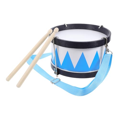 DRESSOOS 1 Satz kleine Trommel Xylophon Musik Trommelstöcke Schlagzeug Spiel Percussion Instrumente holztrommel Schlaginstrument Percussion-Snare-Drum westliche Trommel Metall Blue von DRESSOOS