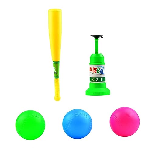 DRESSOOS 1 Set 5 Stück Kinder Baseball Spielzeug Kinder Ball Spielzeug Kleinkinder Spielzeug Kinder Sport Spielzeug Kinder T Ball Kinder Sportspiel Kinder Baseball Spiel Hinterhof von DRESSOOS