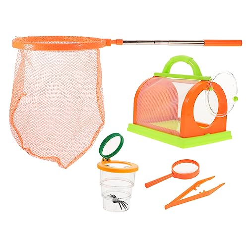 DRESSOOS 1 Set Beobachtungsset Lupen Spielzeug Vakuum Kleine Lebewesen Anzüge Für Kinder Fangset Für Kinder Von 3–5 Jahren Käfig Für Kinder Käfig Mit Lupengreifer von DRESSOOS