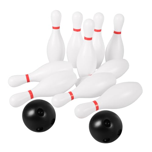 DRESSOOS 1 Set Kinder Bowlingkugeln Aus Kunststoff Spielzeug Für Bowling Im Freien Und Drinnen Ideal Für Sportspiele Und Familienaktivitäten Fördert Geschicklichkeit Und Teamgeist von DRESSOOS