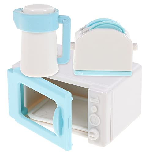 DRESSOOS 1 Set Mikrowelle Wasserkocher & Brotbackmaschine Für Das Mini Im Babyzimmer Ideal Für Kreative Rollenspiele Und Experimente von DRESSOOS