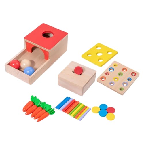 DRESSOOS 1 Set Pädagogisches Sensorisches Spielzeug Pädagogisches Montessori Spielzeug Montessori Babys Lernaktivität Würfel Kinder Montessori Spielzeug Kinderspielzeug von DRESSOOS