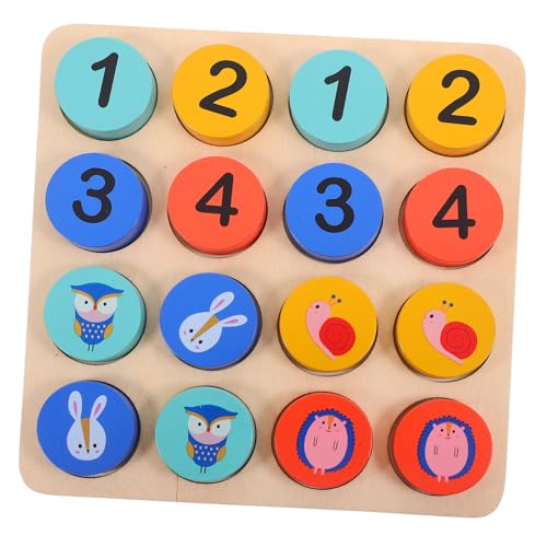 DRESSOOS 1 Set Sudoku Spiel Sudoku Spielzeug Sudoku Brettspiel Schachbrettspiel Steckbrettspielzeug Sudoku Rätsel Sudoku Tischspiel Kinder Sudoku Spielzeug Schachspiel Spielzeug Holz von DRESSOOS