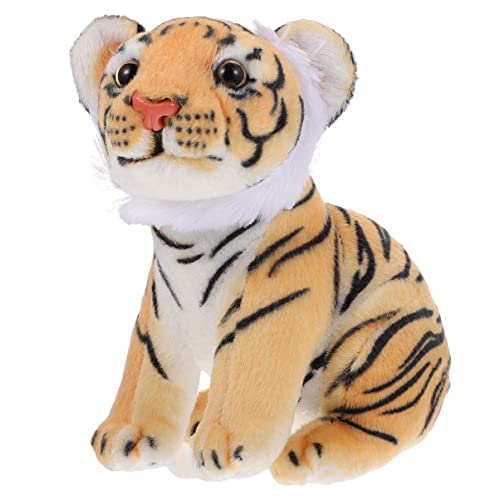 DRESSOOS 1 Stück Plüsch Tiger Spielzeug Gefüllte Tiger Spielzeug Entzückendes Tiger Schmuck Für Zuhause von DRESSOOS