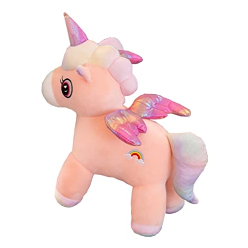 DRESSOOS 1 Stück üsch Einhorn Schlafkissen Lang Weiches Kuscheltier Für Mädchen Cartoon Design Perfekt Oder Deko Für Kinderzimmer von DRESSOOS