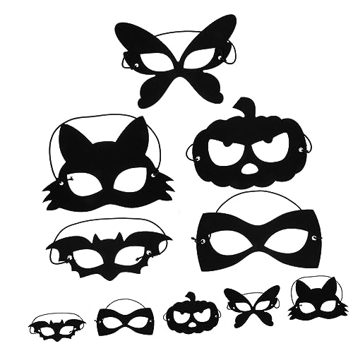 DRESSOOS Cosplay Masken Augenmaske Für Partys Maskerade Und Halloween Filz Masken Für Verkleidungen Und Kostüme Verschiedene Designs Je Von 5 Designs von DRESSOOS