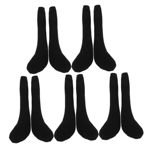 DRESSOOS 10 Stück Plüschpuppenfüße, Fingerpuppen, Große Puppen Für Mädchen, Puppenschuhe, Puppen, Amerikanische Puppe, Schwarzes Babypuppenkleid, Babypuppenzubehör, Babypuppen DRESSOOS 10 Stück Plüschpuppenfüße, Fingerpuppen, Große Puppen Für Mädchen, Puppenschuhe, Puppen, Amerikanische Puppe, Schwarzes Babypuppenkleid, Babypuppenzubehör, Babypuppen von DRESSOOS