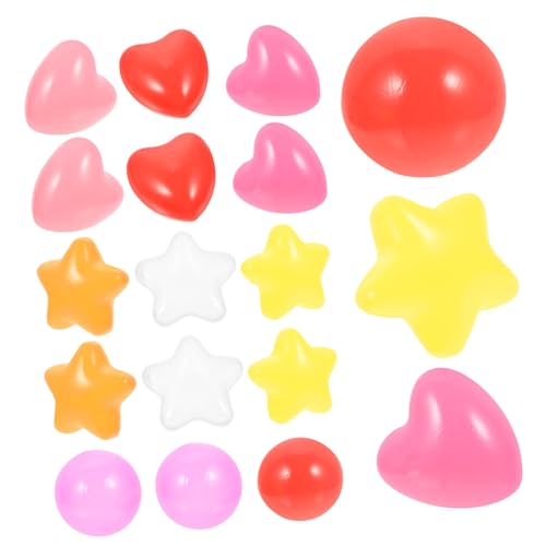 DRESSOOS 100 Stück Spielender Ball Kinder Sternball Lustiger Ball Kinder Vergnügungspark Sternball Sternball Spielzeugball Stern Für Kleinkinder Dekorativer Sternball Kinderball von DRESSOOS