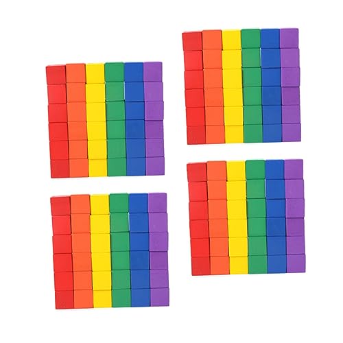 DRESSOOS 100St Kleiner Block quadratische Leere Birkenblöcke Zentimeter Würfel quadratische würfel selber Machen Building Blocks for Bastelwürfel quadratischer Holzblock Hölzern von DRESSOOS