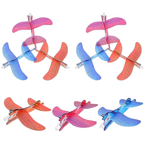 DRESSOOS 10st Einhorn Flugzeug Fliegendes Spielzeug Für Kinder Figur Aus Schaumstoff Schaumfigur Flugzeug Minispielzeug Für Kinder Schaumflugzeuge Für Kinder Mini-Spielzeug Folge von DRESSOOS