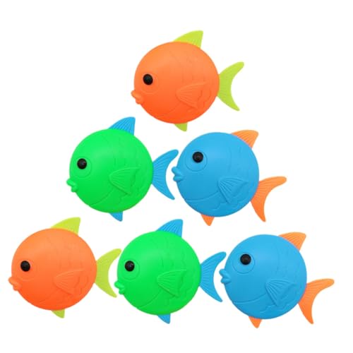 DRESSOOS 12 STK Tauchendes Fischspielzeug Strandspielzeug für Kinder Schwimmbecken sinkendes Fischspielzeug Kinder badewannenspielzeug Pool Toys for Fische unter Wasser tauchen Plastik von DRESSOOS