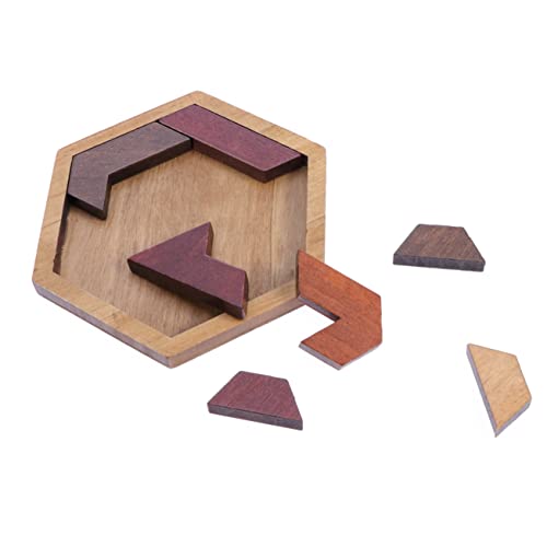 DRESSOOS 12 Teiliges Tangram Puzzle Set Für Kreatives Brain Puzzle Für Spiel Und Lernen Pädagogisches Holzspielzeug Für Kleinkinder Und Vorschulkinder von DRESSOOS