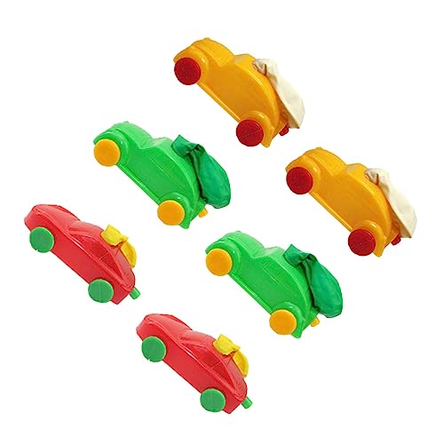 DRESSOOS 12St Spielzeugfahrzeuge puppenwagen kinderspielzeug Auto Umweltfreundliches Plastikspielzeug Wissenschaftliches pädagogisches Spielzeugauto Ballonfahrzeuge von DRESSOOS