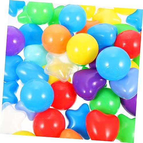 DRESSOOS 150 Stück Meeresball Spielzeug für Kinder kinderspielzeug Kid Toys hühner Spielzeug Kugelstern für Kleinkinder Grube für Kinder Sternenkugel Kunststoffkugel für Kugelstern Plastik von DRESSOOS