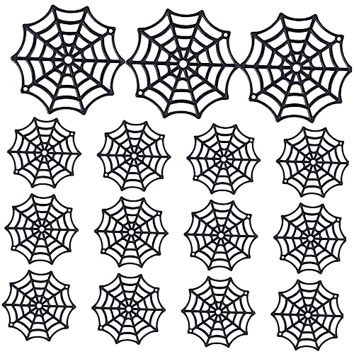 DRESSOOS 150 Stück Teiliges Halloween Deko Kunststoff Spinnennetz Zubehör Schwarz Strapazierfähige Plastik Spinnweben für Innen Außen Vielseitige Gruselige Party Dekoration für Flur DRESSOOS 150 Stück Teiliges Halloween Deko Kunststoff Spinnennetz Zubehör Schwarz Strapazierfähige Plastik Spinnweben für Innen Außen Vielseitige Gruselige Party Dekoration für Flur von DRESSOOS