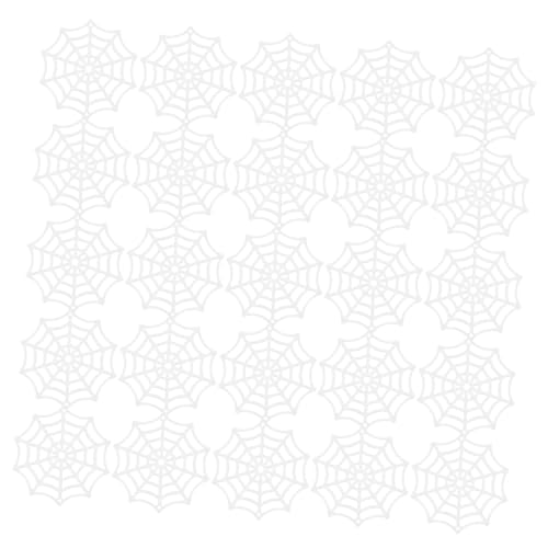 DRESSOOS 150 Stück Teiliges Halloween Spinnennetz Leuchtende Kunststoff Spinnenweben Dekoration Gruselige Party Accessoires für Fenster Türen Wände für Halloween Partys Horror Innen und DRESSOOS 150 Stück Teiliges Halloween Spinnennetz Leuchtende Kunststoff Spinnenweben Dekoration Gruselige Party Accessoires für Fenster Türen Wände für Halloween Partys Horror Innen und von DRESSOOS