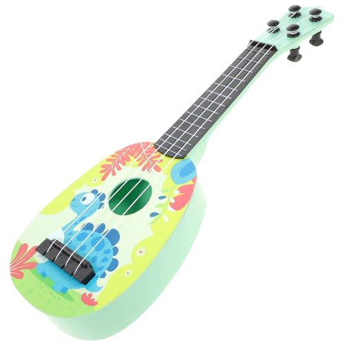 DRESSOOS 1Stk Mini Gitarre Spielzeug Kinder-Ukulele-Spielzeug imitiertes Gitarrenspiel Kinderzimmerdekoration Kinderspielzeuggitarre Jungs-Spielzeug pädagogisches Instrumentenspielzeug Abs von DRESSOOS