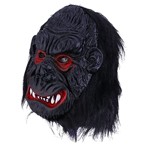 DRESSOOS 1Stk Orang-Utan-Maske Horror mask halloween masken masks black masken zu halloween halloweenmasken Gorilla-Kostüm Horrorgeist für Kostüm Geistermaske gruselige Halloween-Maske von DRESSOOS