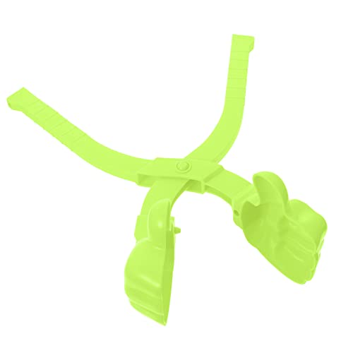 DRESSOOS 1Stk Schneeball-Clip Outdoor-Winterspielzeug Formen des Schneeballherstellers schneeballschlacht schneeballmaschinen Schneebälle Clip Schneebekämpfungsversorgung Plastik Green von DRESSOOS