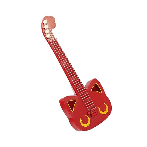 DRESSOOS 1stk Simulations-Ukulele Kinderinstrument Kinderspielzeuggitarre Ukulele Für Anfänger Starter-Ukulele Kleine Gitarre Für Kinder Mini-Ukulele Kinder-Ukulele-Spielzeug Plastik Rot von DRESSOOS