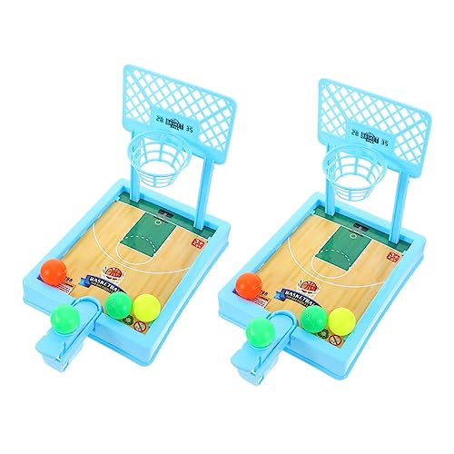 DRESSOOS 2 Sätze Basketball-Spielzeug Basketball Für Kinder Gehirnspielzeug Kinder Spielset Desktop-Spielzeug Mini-basketballspiel Lernspielzeug Für Das Gehirn Mini Spiel Plastik von DRESSOOS