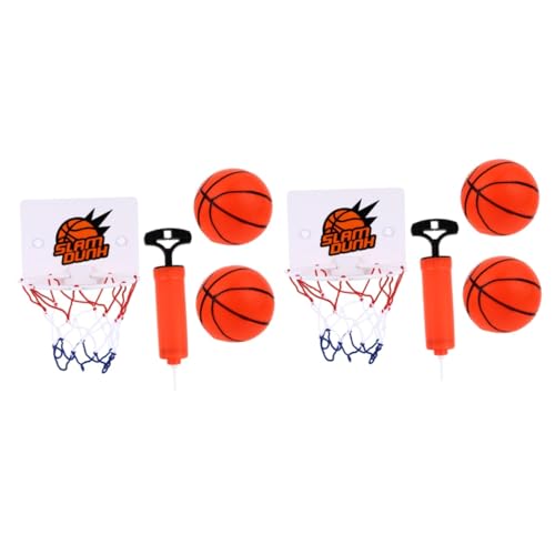 DRESSOOS 2 Sätze Basketball-Übungsspielzeug aufblasbares Spielzeug für Kinder Mini-Basketballkorb Indoor basketballspiel für Kinder Mini Basketball Set Basketball-Spielzeug Kinderspielzeug von DRESSOOS