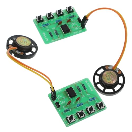 DRESSOOS 2 Sätze Schweißset Oszillator DIY Löten Oszillator-lötmaterial Lötübungssets Elektronisches DIY-lötset Elektronische Instrumententeile Oszillator-lötprojekt Green Plastik von DRESSOOS