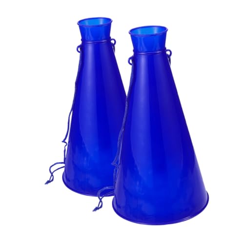 DRESSOOS 2 Stk Jubelndes Horn Geräuschemacher Sporttreffen Trompete Hornspielzeug Für Kinder Party-horn Tragbares Hornspielzeug Partykrachmacher Jubelnde Requisiten Jubelhorn Blue Plastik von DRESSOOS