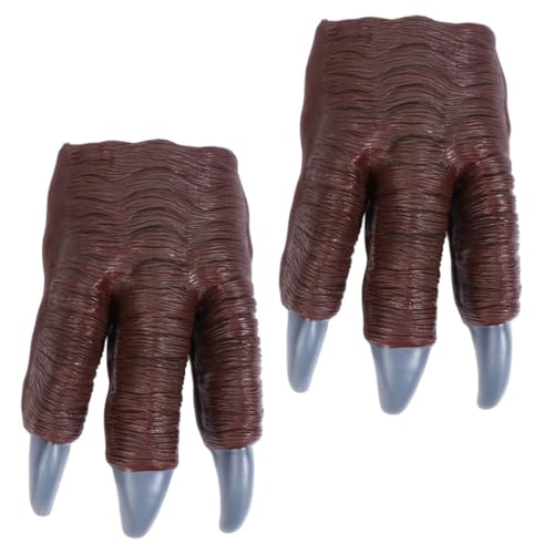 DRESSOOS 2 Stück Dinosaurier Klauen Krallen Dinosaurier Für Dinosaurier Pfoten Handschuhe Dinosaurier Pfoten Spielzeug Handschuhe Spielzeug Form Der Kralle Dinosaurier Pfote Für von DRESSOOS