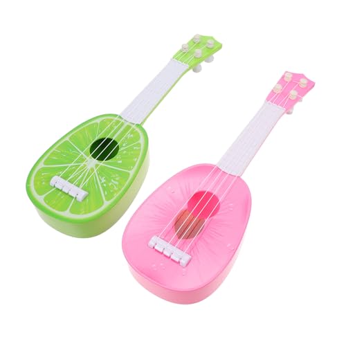 DRESSOOS 2 Stück Saiten Mini-Gitarre Modelle Von Musikinstrumenten Kunststoffinstrumente Minigitarren Simulation des Spielens Von Musikinstrumenten Gitarrenmodelle Plastik Green von DRESSOOS