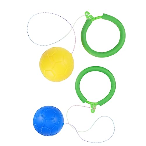 DRESSOOS 2 Stück Sprungring Sprungball Springender Ball Übung Springseil Springender Ball Kinderschaukel Kinderschaukeln Ballspielzeug Kindersprungseil Balancierspielzeug von DRESSOOS