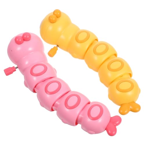 DRESSOOS 2 Stück Teiliges Aufziehspielzeug Raupe mit Federantrieb Krabbelndes Tier Batteriefrei Farbenfrohes Crawling Caterpillar und Gelb Fördert Sensorische Entwicklung und Spaß DRESSOOS 2 Stück Teiliges Aufziehspielzeug Raupe mit Federantrieb Krabbelndes Tier Batteriefrei Farbenfrohes Crawling Caterpillar und Gelb Fördert Sensorische Entwicklung und Spaß von DRESSOOS