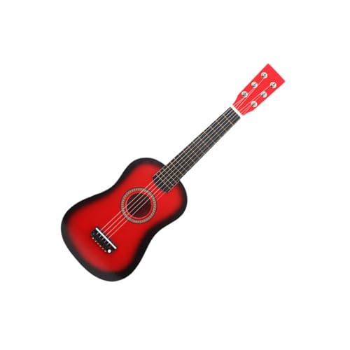 DRESSOOS 23 Akustikgitarre im Vintage-Stil Mädchen Musikspielzeug für Kinder kinderinstrumente Kinder musikinstrumente Kleinkindspielzeug Klassische Gitarre Folk-Gitarre Anfänger Gitarre von DRESSOOS