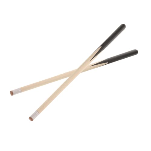 DRESSOOS 2St Billardschläger für Kinder Hand Sport Cue-Sticks Kinder Billard Queue Mini-Billard-Queue badewannenarmatur schienbeinschoner Kinder Fussball Pool-Queue kurzer Poolstock Holz von DRESSOOS