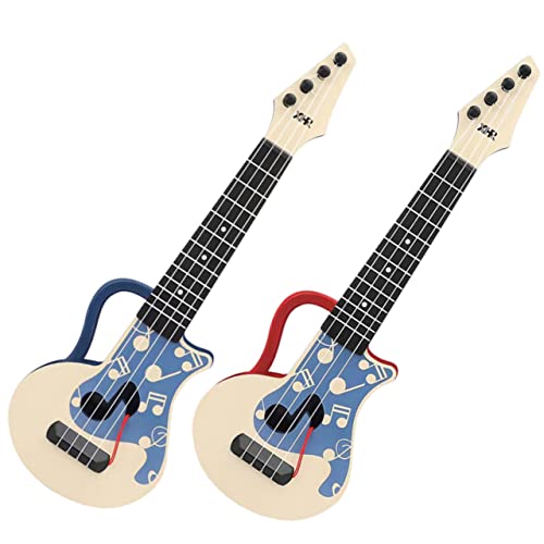 DRESSOOS 2St Gitarre kinderinstrumente musikinstrumente Ukulele spielzeuggitarre Spielset Musical Kleinkinder Musikinstrumente, Kindergitarre für Jungen Nylon von DRESSOOS