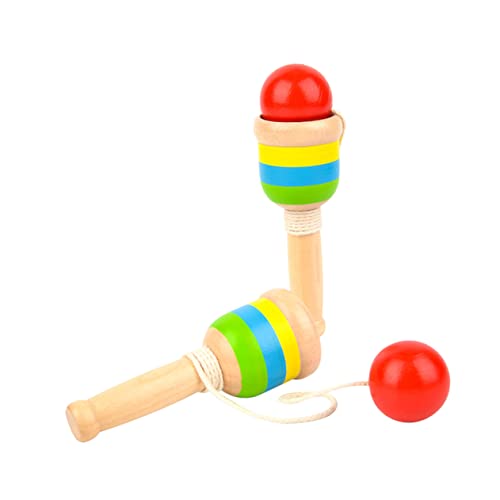 DRESSOOS 2St Kinder-Skills-Cup Gehirnspielzeug Hand-Auge-Koordinationsspielzeug Fangspiel für Kinder kinderspielzeug Kinder holzspielzeug kreatives Kendama Cup-Spielzeug Skill-Cup-Spielzeug von DRESSOOS